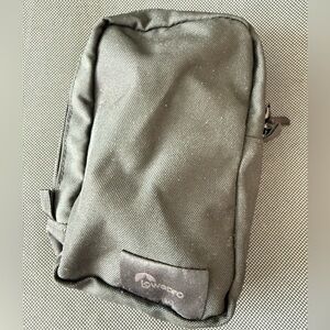 Lowepro Small Compact Canvas Camera Bag Belt Loop Zipper Front Pocket